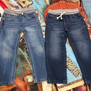 Kids Denim Jeans - Blue and Dark Blue
